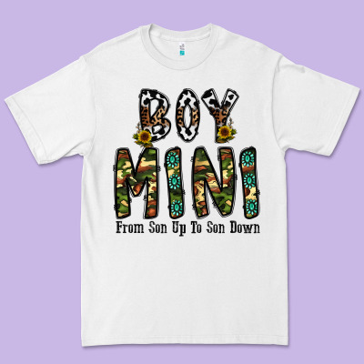 Boy Mini From Son Up To Son Down Premium Tee Designed By Cowhidedigitalart