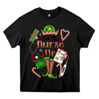 Black im the nurse elf Heavy Core Tee - FaDigitalArtStudio