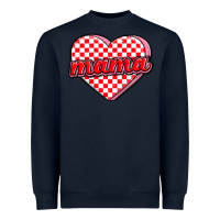 Navy valentine mama Heavyweight Sweatshirt - MaliasSmallBusiness