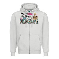 Dove Grey have the day you deserve Zipper Hoodie - Artiststas