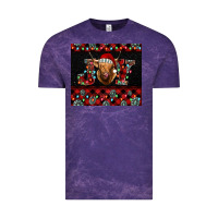 Cloud Purple highland cow joy christmas tumbler Vintage Tee - Jasminsmagicworld