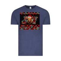 Vintage Denim highland cow joy christmas tumbler Vintage Tee - Jasminsmagicworld