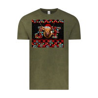 Vintage Olive highland cow joy christmas tumbler Vintage Tee - Jasminsmagicworld
