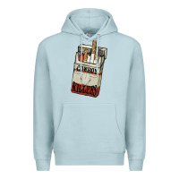 Blue Mist Cowboy killers cigarette package Premium Hoodie - HowdyJamesFarm