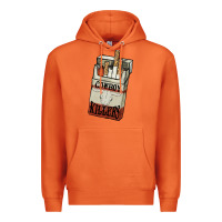Carrot Cowboy killers cigarette package Premium Hoodie - HowdyJamesFarm