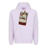 Lilac Cowboy killers cigarette package Premium Hoodie - HowdyJamesFarm