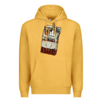 Mustard Cowboy killers cigarette package Premium Hoodie - HowdyJamesFarm