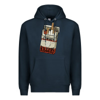 Navy Cowboy killers cigarette package Premium Hoodie - HowdyJamesFarm