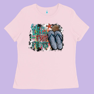 Life Is Better In Fılp Flops Ladies Tee Designed By Sublimationcraftshop