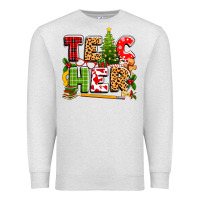 Oatmeal Heather teacher christmas Premium Sweatshirt - texasbilliewilder