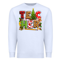 White teacher christmas Premium Sweatshirt - texasbilliewilder
