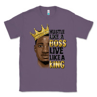 Lavender hustle like a boss live like a king malia Classic Tee - MaliasSmallBusiness