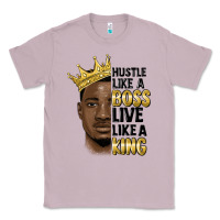 Lilac hustle like a boss live like a king malia Classic Tee - MaliasSmallBusiness