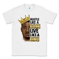 White hustle like a boss live like a king malia Classic Tee - MaliasSmallBusiness