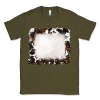 Army Green cowhide frames background Classic Tee - RanaPortraitStore