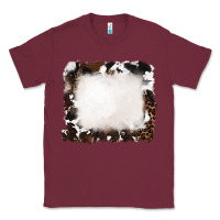 Burgundy cowhide frames background Classic Tee - RanaPortraitStore