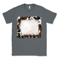 Charcoal Heather cowhide frames background Classic Tee - RanaPortraitStore