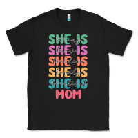 Black she is mom Classic Tee - JahusDesignShop