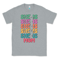 Heather Grey she is mom Classic Tee - JahusDesignShop