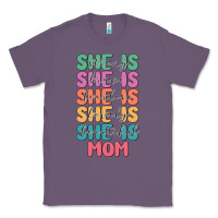 Lavender she is mom Classic Tee - JahusDesignShop