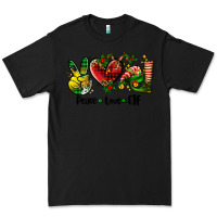 Black peace love  elf Premium Tee - AdoDesignShop