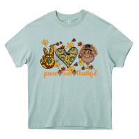 Arona Peace Love Thankful Heavy Core Tee - CowhideDigitalArt