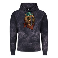 Cloud Black bear cowboy Vintage Hoodie - NancyCooperArtShop