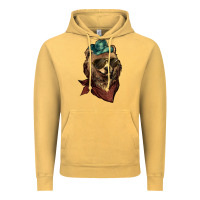 Vintage Mustard bear cowboy Vintage Hoodie - NancyCooperArtShop