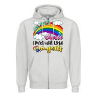 Dove Grey the only choice i made was to be myself Zipper Hoodie - Artiststas