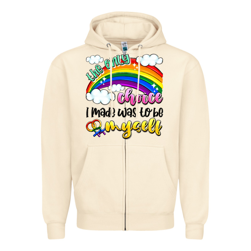 The Only Choice I Made Was To Be Myself Zipper Hoodie by Artiststas | Teevron