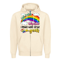 Sandshell the only choice i made was to be myself Zipper Hoodie - Artiststas
