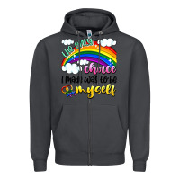 Smoke the only choice i made was to be myself Zipper Hoodie - Artiststas