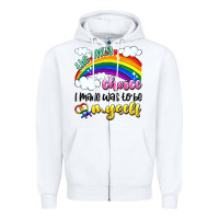 White the only choice i made was to be myself Zipper Hoodie - Artiststas