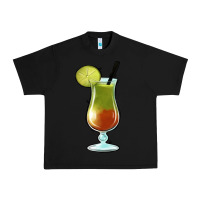 Black Margarita Glass Urban Heavy Tee - Jasminsmagicworld