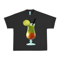 Pigment Black Margarita Glass Urban Heavy Tee - Jasminsmagicworld