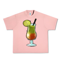 Salmon Margarita Glass Urban Heavy Tee - Jasminsmagicworld