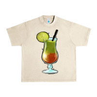 Sandshell Margarita Glass Urban Heavy Tee - Jasminsmagicworld