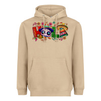 Mushroom Hola Cinco De Mayo Heavyweight Hoodie - NancyCooperArtShop