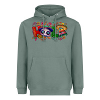 Sage Hola Cinco De Mayo Heavyweight Hoodie - NancyCooperArtShop