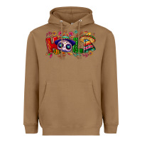 Toasted Coconut Hola Cinco De Mayo Heavyweight Hoodie - NancyCooperArtShop