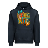 Navy Just Here For The Pie Urban Hoodie - FaDigitalArtStudio