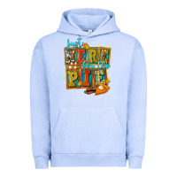 Pigment Grape Ice Just Here For The Pie Urban Hoodie - FaDigitalArtStudio