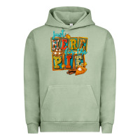 Pigment Oil Green Just Here For The Pie Urban Hoodie - FaDigitalArtStudio