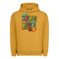 Pigment Peanut Butter Just Here For The Pie Urban Hoodie - FaDigitalArtStudio
