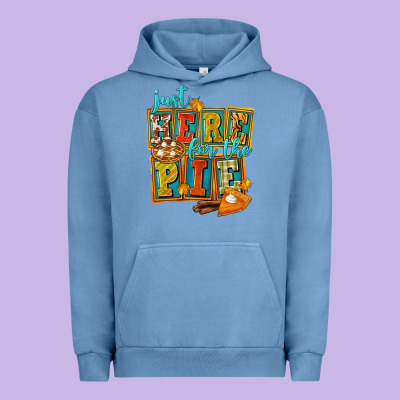 Just Here For The Pie Urban Hoodie Designed By Fadigitalartstudio