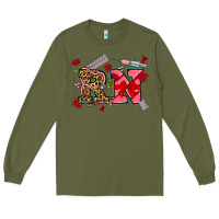 Army Green valentines day rn Long Sleeve Tee - NancyCooperArtShop