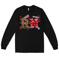 Black valentines day rn Long Sleeve Tee - NancyCooperArtShop