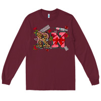 Burgundy valentines day rn Long Sleeve Tee - NancyCooperArtShop