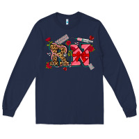 Navy valentines day rn Long Sleeve Tee - NancyCooperArtShop