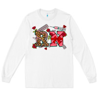 White valentines day rn Long Sleeve Tee - NancyCooperArtShop